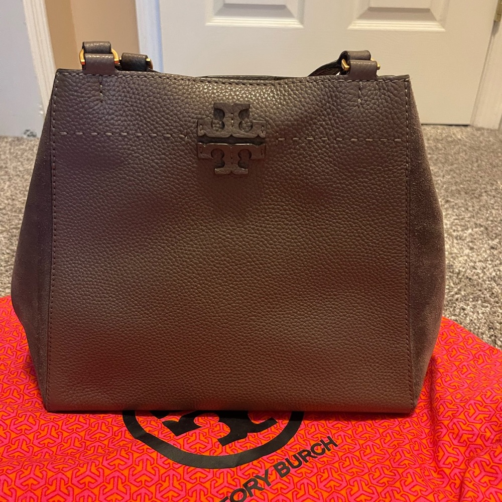 Tory Burch gray bag
